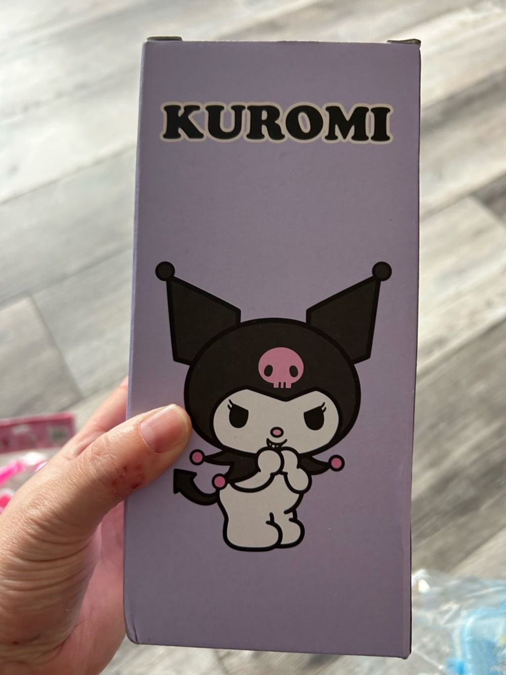 Kuromi Lilac Character Box - Sanrio